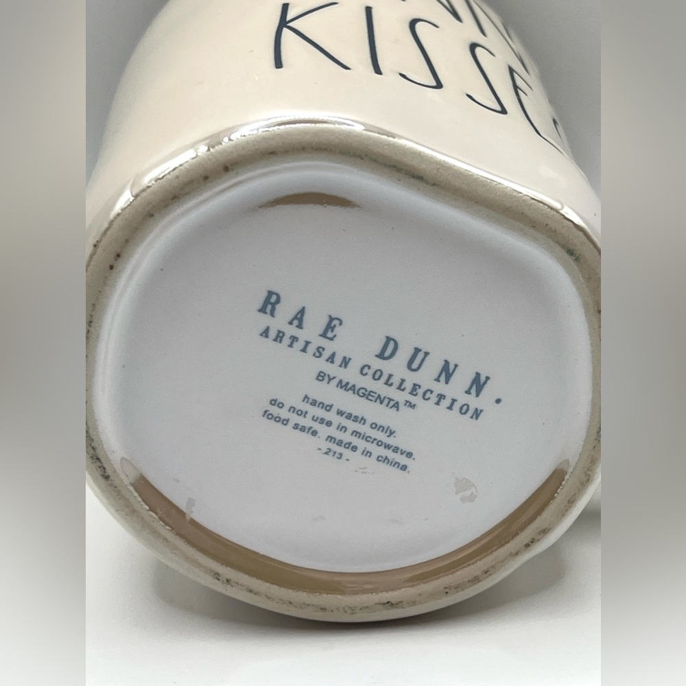 Rae Dunn by Magenta BUNNY KISSES Pearl Coffee Mug NWOT - Picture 6 of 7